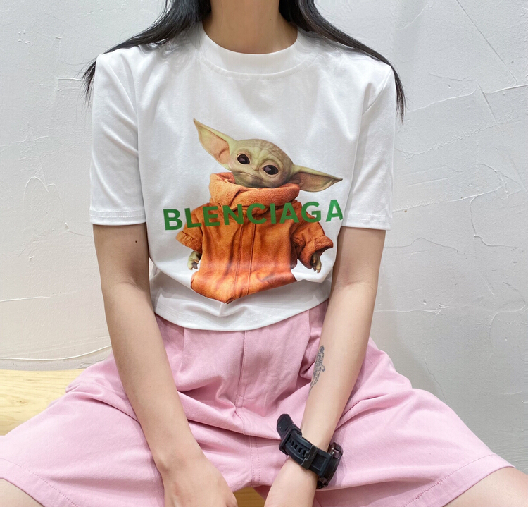 [ycnana] Korean minority printed short sleeve T-shirt 98167\lsw