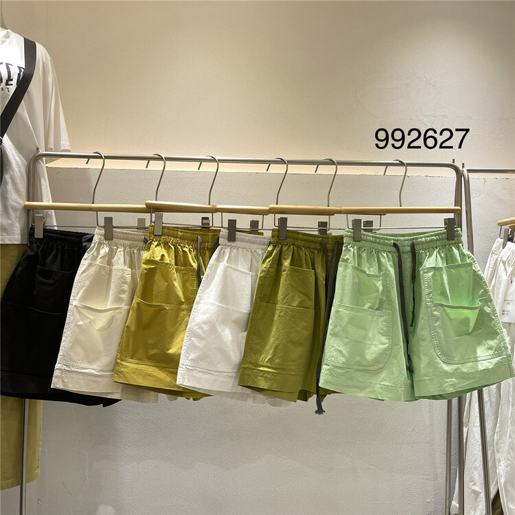 [twenty printed wood] drawcord elastic waist comfortable casual shorts 992627\l