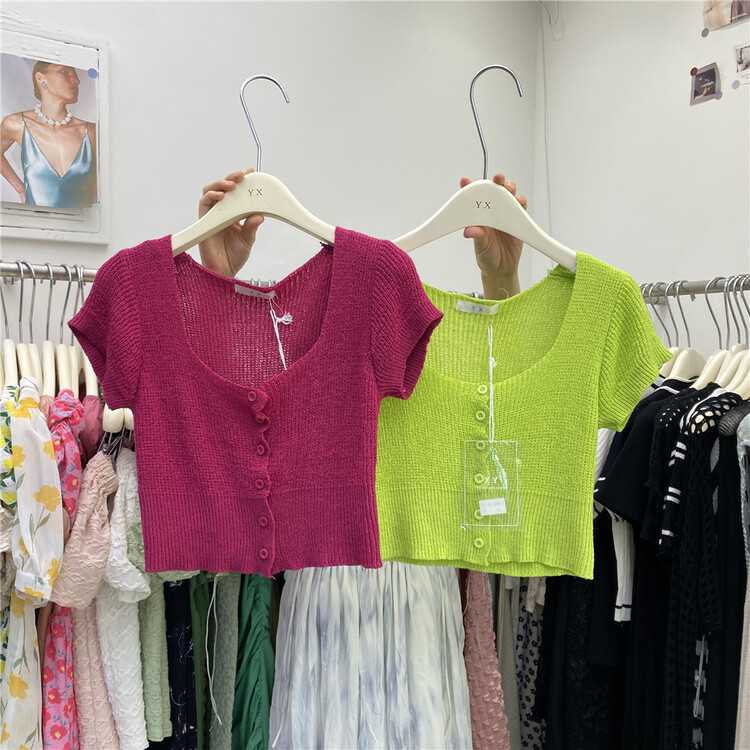 [y.x] simple and comfortable knitted shirt 38235\hjy