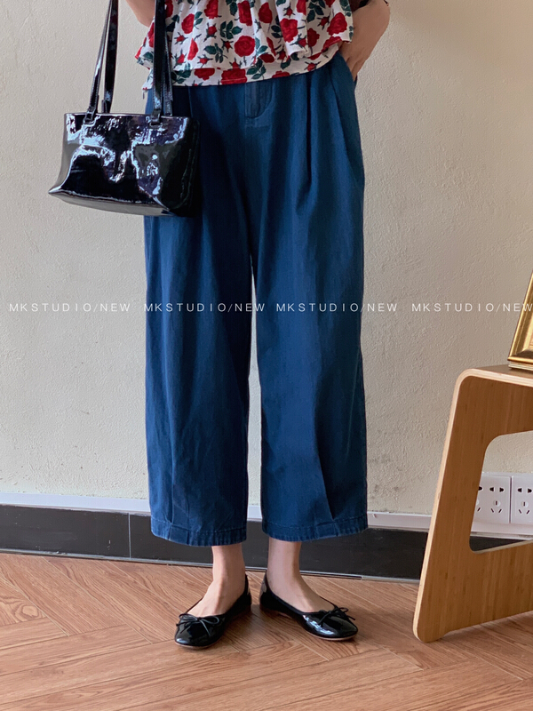 [MK] straight tube loose fit versatile jeans 3301\hjy