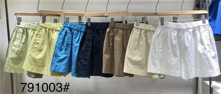 [ninestone nine stones] elastic waist simple comfortable casual shorts 791003\l