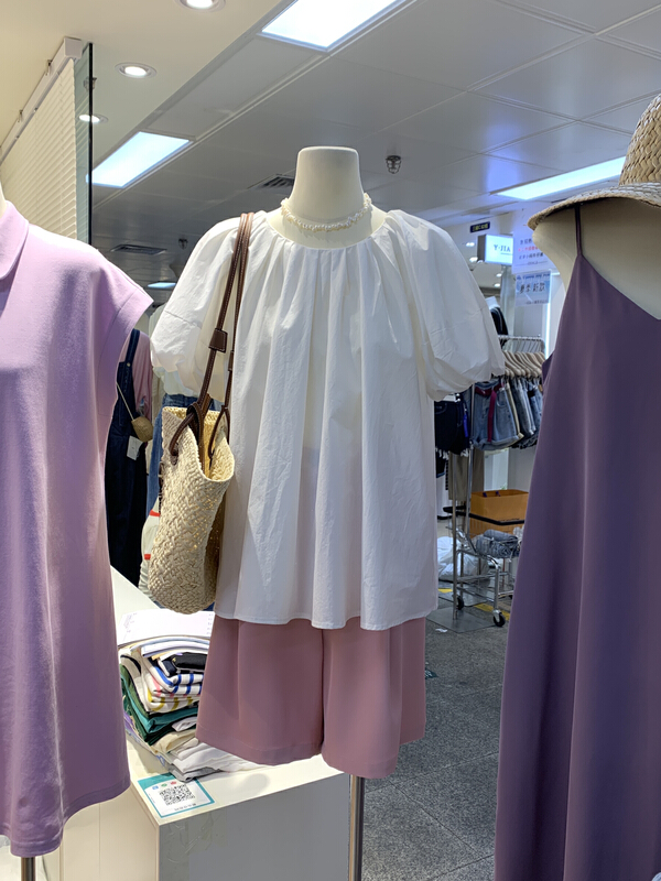 [simida/doroe] Korean Style Round Neck Shirt 10728\zxl