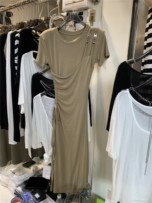 [h · l] online hot girls' waist length dress 8857\pcz