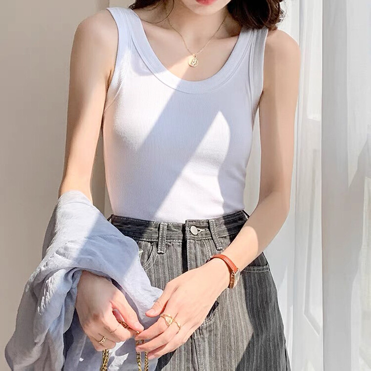 New year in early spring! [Xiaofan family] simple and versatile sling vest 8202\lsw