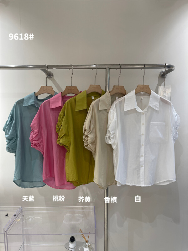 [Wingyee] single breasted comfortable shirt 9618\ll
