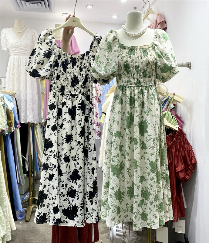 [SYL] floral Pleated Dress (skirt only) 5239\l