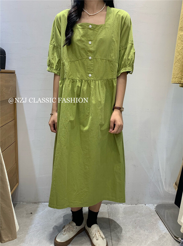 [NZJ] square neck fresh lady dress 830123\l