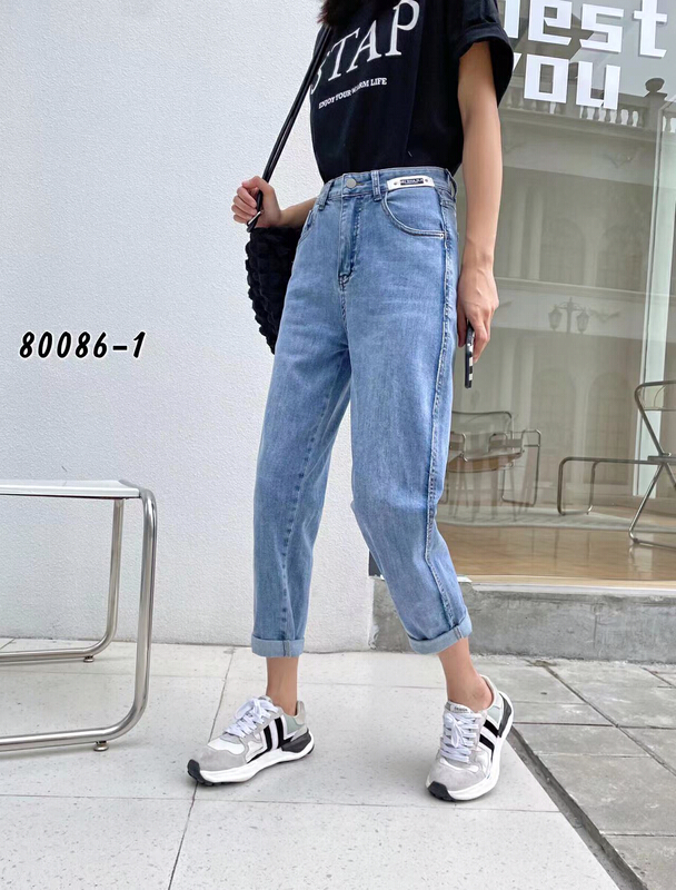 New in early summer! [Mina] Korean slim jeans 80086-1\lsw