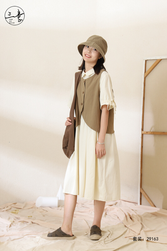 Original price 118.44! [original three element clothing] simple temperament leisure suit 29163\xyj