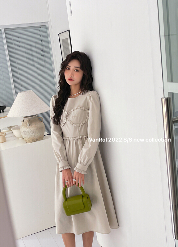 New year in early spring! [vanroi van Rompuy] Korean style lady dress 85600\zxl