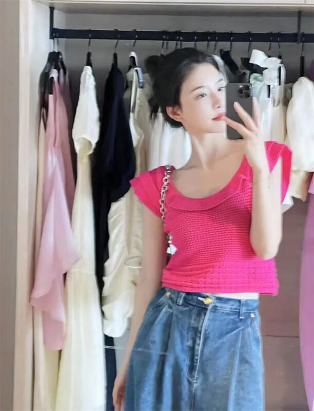 [MS studio] fresh and simple Ruffle design temperament shirt 9199\pcz