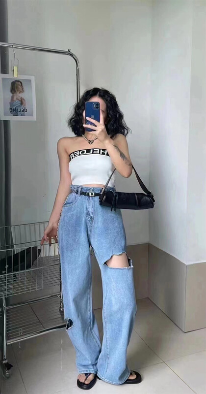 [o not 1] design sense Vintage skinny jeans (without belt) ys1-w828\lsw