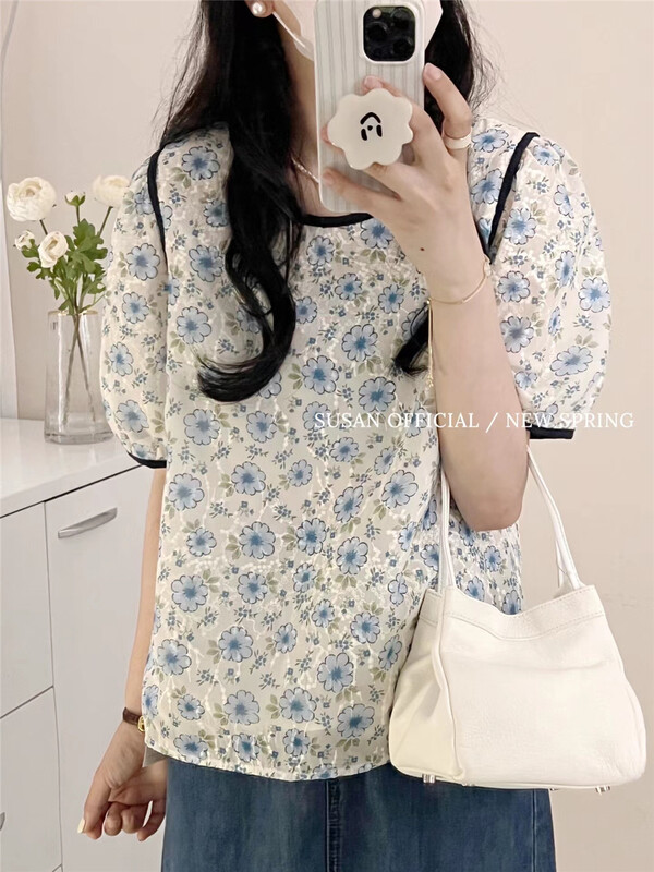 [Susan] contrast Korean youth shirt 18986\lsw