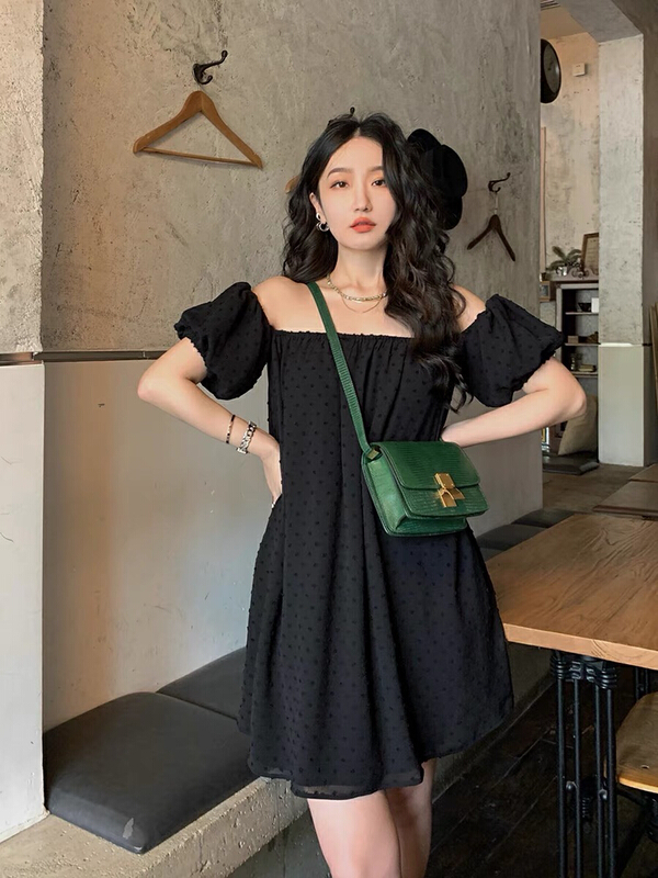 [JH] net Red Lantern Sleeve fresh foreign dress (only dress) 41981\pcz