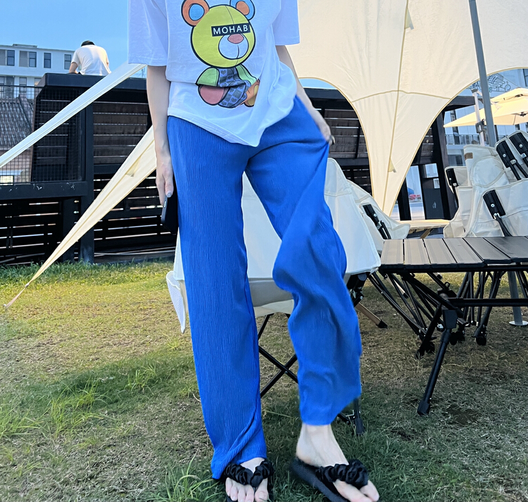 [bobo1972] Korean elastic waist casual pants 225195\ozq