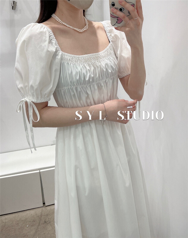 [SYL] waist tucked lady dress 5255\l