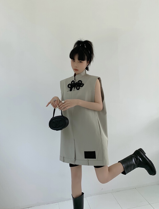 [Penny vogue] sleeveless simple comfortable retro vest 65951\lsl