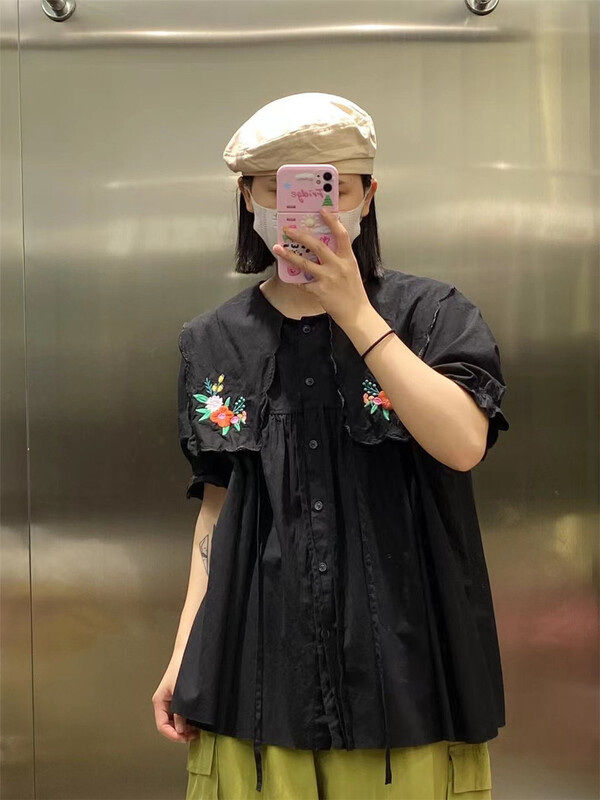 [we home] fashionable Korean simple and versatile shirt 2920\l