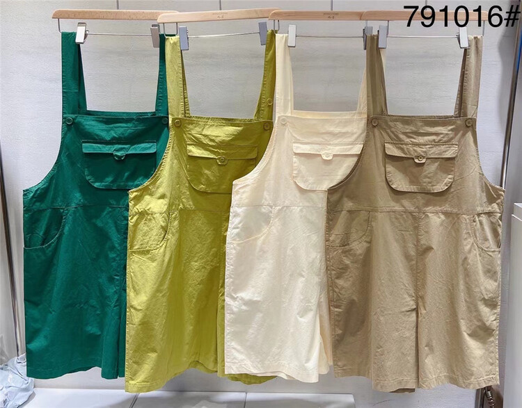 [ninestone nine stones] Korean fresh and simple strap pants 791016\l