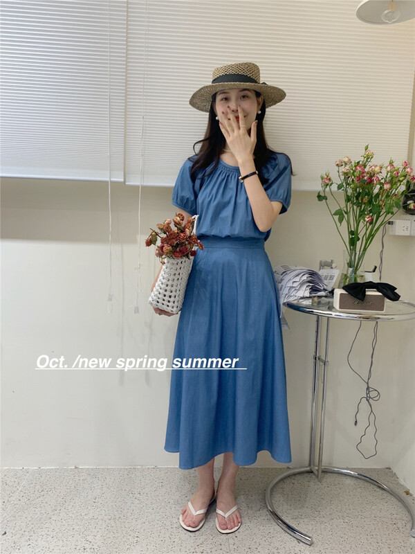 [OCT] Korean high waist skirt 1612-1\hjy