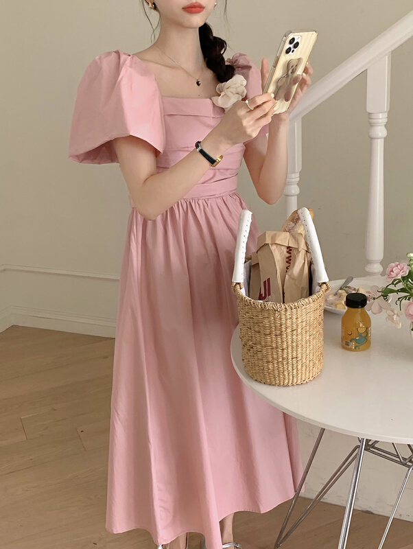 [y.jia EJA] French gentle slim dress ys1-1081