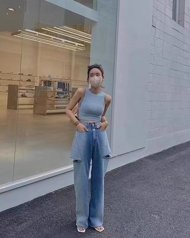 [Dido] gradient fashion personalized jeans 1621\lsw