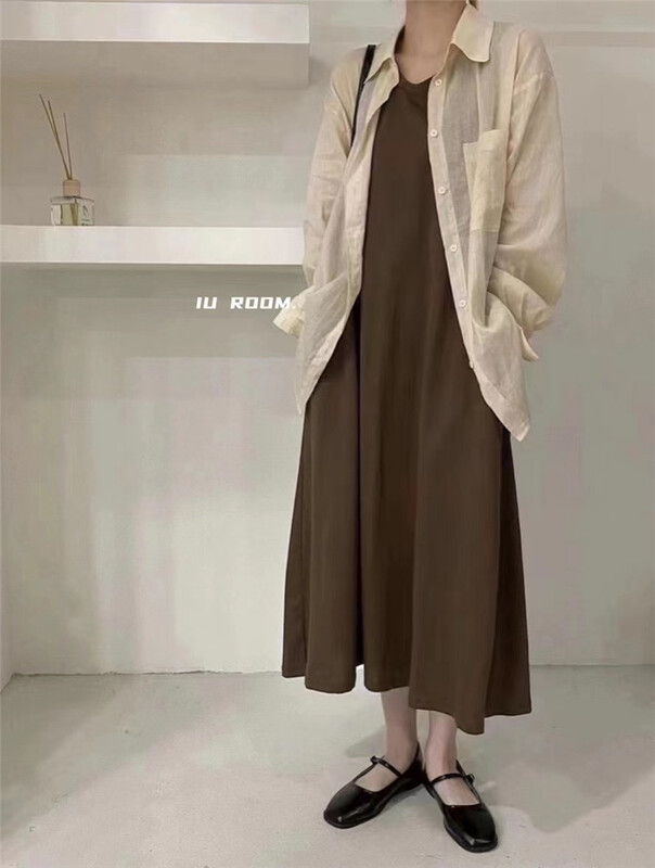 [IU room] loose, simple and versatile shirt (shirt only) 1298\xyy