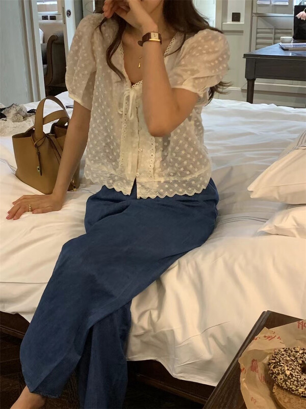 [thanku] fashionable embroidery versatile shirt 233\zjy