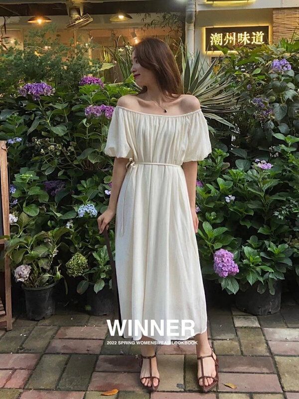 [winner] fresh lady simple dress (with belt) 9067\ll