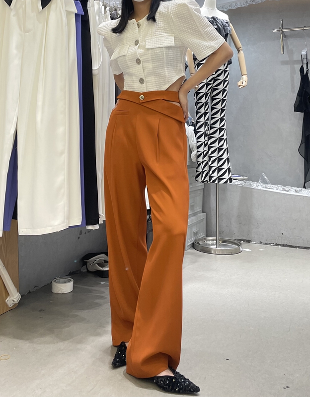 Push the latest popular models! [naisha beard] custom designed fashion brand versatile casual pants 6219\cls