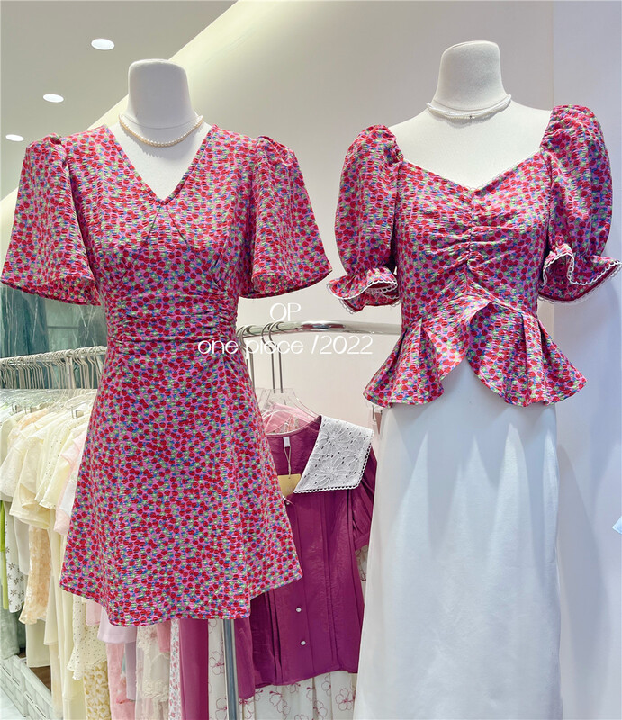 [OP one piece] Han Shu's best friend floral dress 3207\hjy
