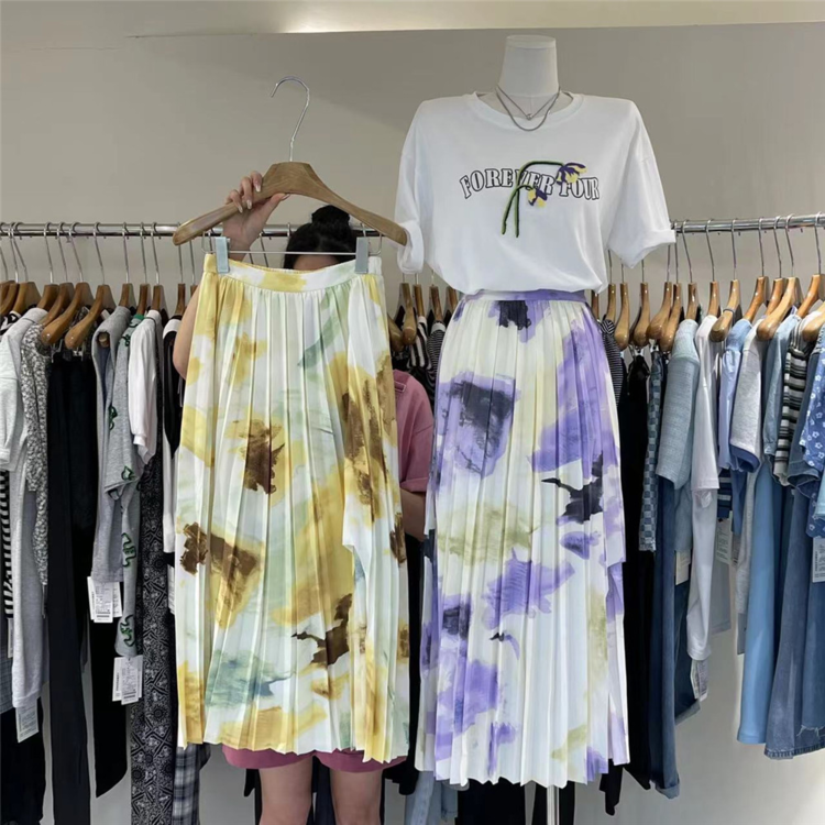 【 Boran silk ran 】 light mature style, niche fashion, slim skirt 7369\lsw