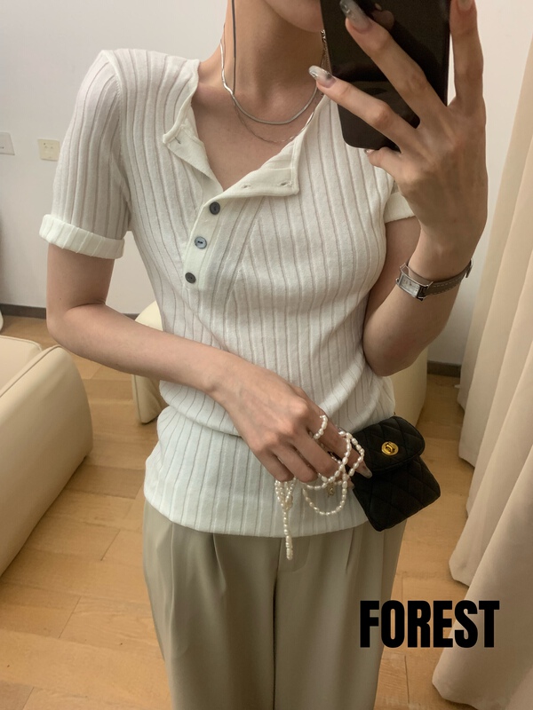 [forest] slim and clean comfortable shirt f-8076\l
