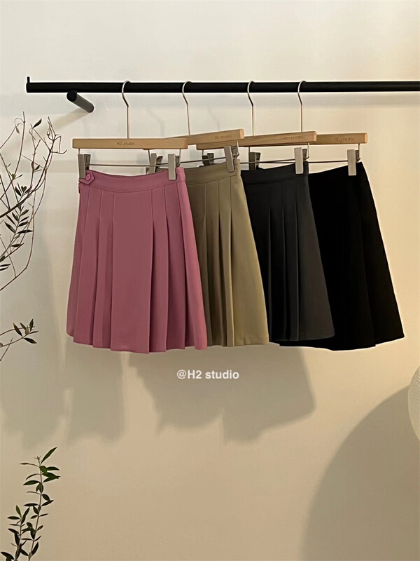 [H2 studio] sweet age reducing pleated skirt a921\hbx
