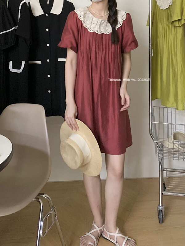 [thirten 13] Korean lace collar dress 2217\xyy