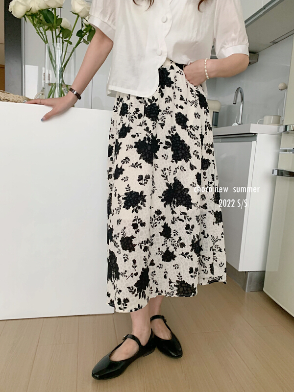 [choco] Korean soft romantic skirt 8321\hbx