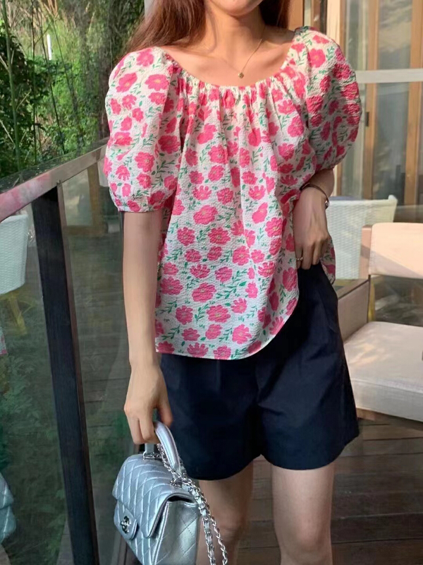 [AOT] flower fashion temperament shirt 5376\xyy