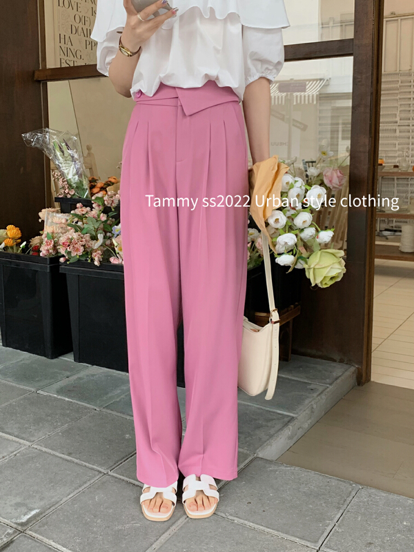 [Tammy] inverted triangle simple versatile thin commuter pants 50911\l