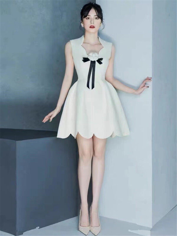 [Bala Bala] fashion temperament flower heavy industry dress 6378\pcz
