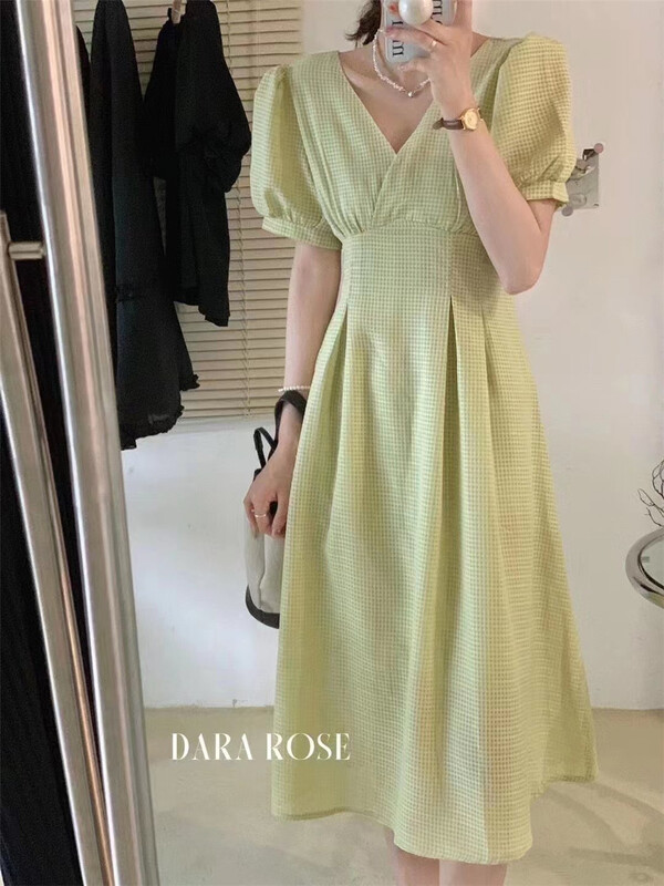 [Yunsheng] V-neck pleated lady dress (only skirts) 6769\l