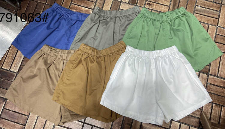 [ninestone nine stones] elastic waist clean comfortable casual shorts 791063\l