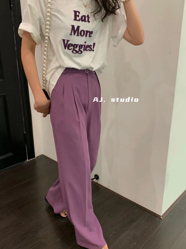 [aj.studio] Korean printed loose short sleeve T-shirt ys1-9256\ll