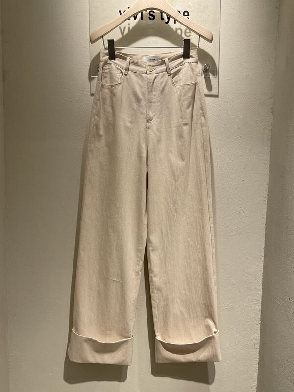 [vivis type] fashionable wide leg casual pants with side pull 3611\hjy