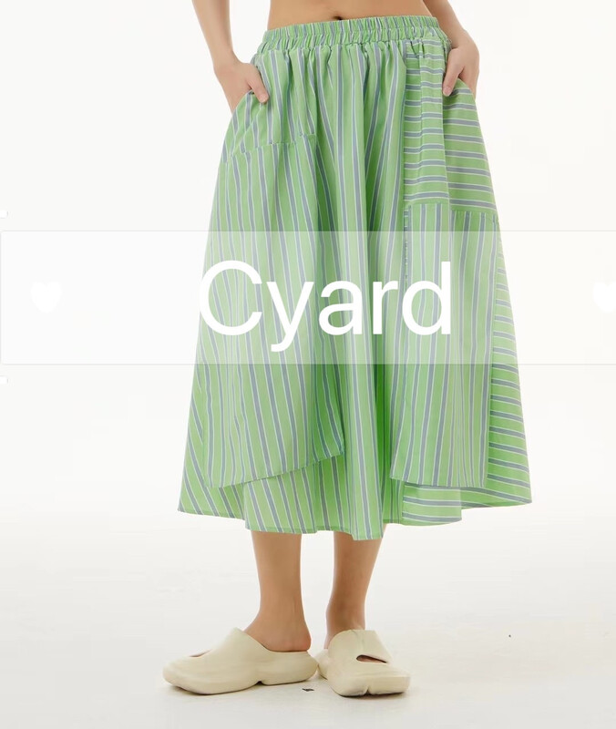 [cyard] high waist striped lady skirt 85518\l