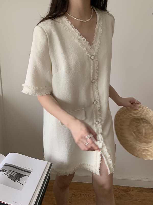 [Gabrielle] temperament Xiaoxiang dress b2326\zxl