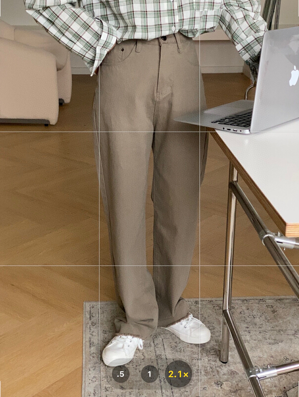 Original price 50.76! New year in early spring! [we are] solid color basic versatile woolen straight casual pants 60032\l