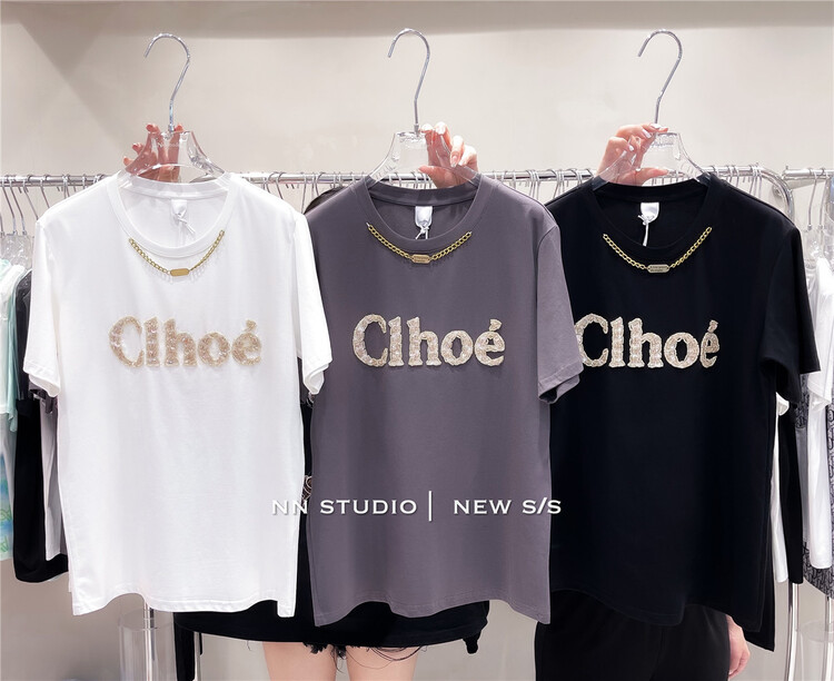 [NN] letters loose and versatile short sleeve T-shirt 9698\xyy
