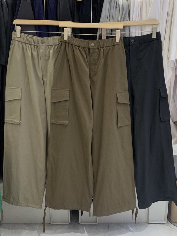 [sanbara] Korean loose work casual pants 9611\lsw