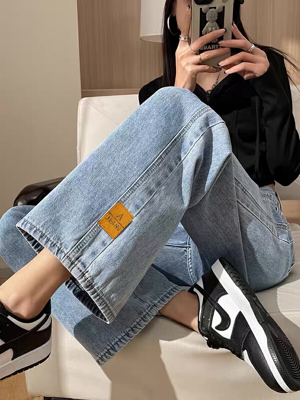 In early summer! [Jiajia Muli] slim High Waist Wide Leg Jeans ys1-a9069\l