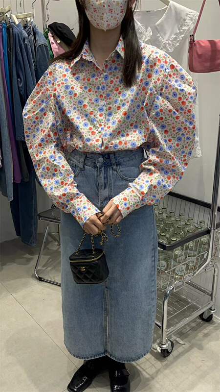New year in early spring! [replace] Korean lady denim skirt 9016\xyy